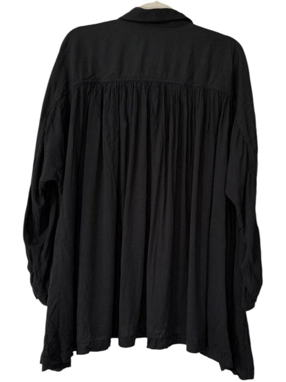 Free People Black Tunic Top Size Medium - Picture 2 of 6
